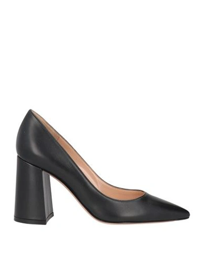 Gianvito Rossi Woman Pumps Black Size 4 Calfskin