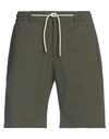 Cruna Man Shorts & Bermuda Shorts Military Green Size 34 Polyamide, Elastane