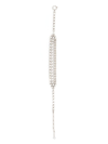 ISABEL MARANT SILVER-TONE CRYSTAL NECKLACE