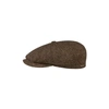 STETSON HATTERAS CLASSIC WOOL FLAT CAP BROWN/BLACK