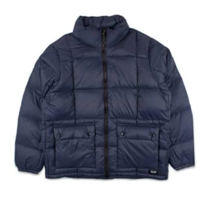 Taion Mountain Packable Volume Down Jacket In Blue