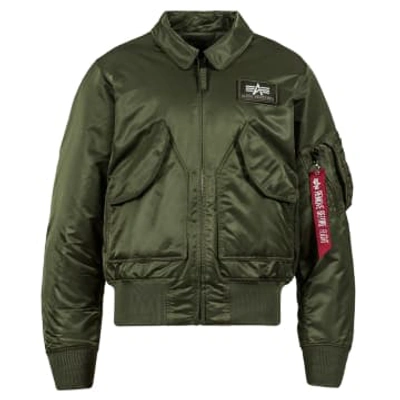 Alpha Industries Flight Jacket Cwu-45 Sage Green