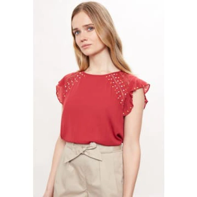 Louche London Yamine Embroidered Top