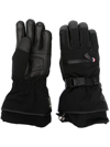 MONCLER BLACK PADDED SKI GLOVES