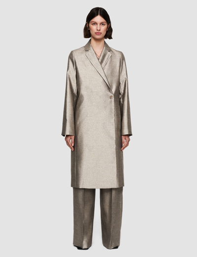 JOSEPH JOSEPH METALLIC CLOTILDE COAT