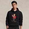 Polo Ralph Lauren Lunar New Year Polo Bear Fleece Hoodie In Polo Black