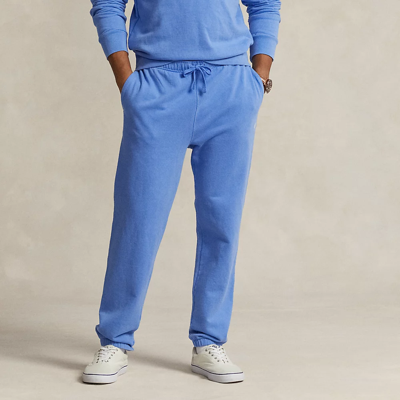 Ralph Lauren Loopback Fleece Sweatpant In Summer Blue