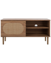 Safavieh Claude 1-door 2-shelf Media Stand In Brown