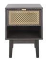 Safavieh Ceu 1-drawer Night Stand In Black