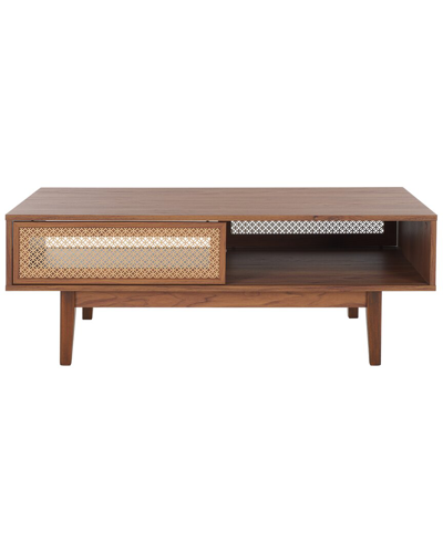 Safavieh Ceu 2-door Coffee Table In Brown