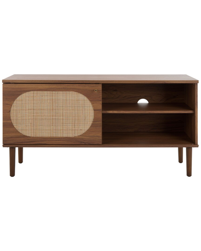 Safavieh Claude 1-door 2-shelf Media Stand In Brown