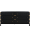 Safavieh Galio 6-drawer Chest In Black
