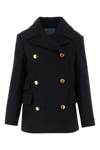 Prada Double-breasted Virgin-wool Coat