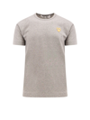 Comme Des Garçons Play T-shirt In Grey