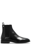 GIUSEPPE ZANOTTI ROUND TOE SLIP-ON ANKLE BOOTS