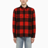 WOOLRICH RED AND BLACK CHECK SHIRT