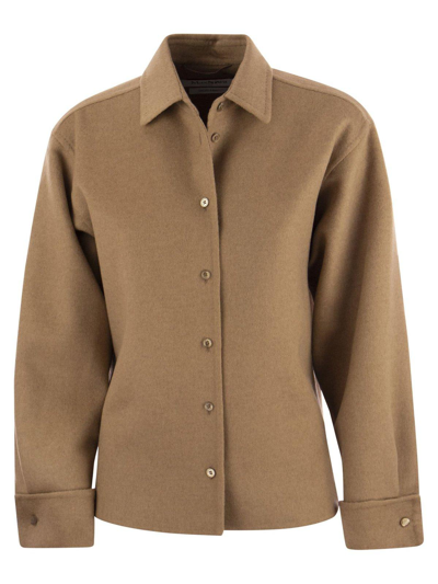 Max Mara Buttoned Long In Brown