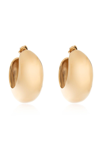 ISABEL MARANT SHINY CRESCENT POLISHED BUTTERFLY FASTENED EARRINGS