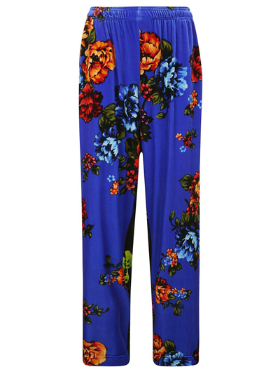 Vetements Men's Velvet Floral Lounge Pants In Multi