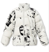 Y-3 Woman Puffer White Size S Recycled Polyamide In Neutrals/black