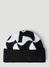 BOTTEGA VENETA TWO-TONED KNITTED BEANIE