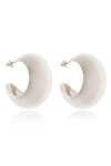 ISABEL MARANT SHINY CRESCENT POLISHED BUTTERFLY FASTENED EARRINGS