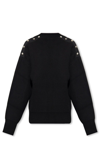 FERRAGAMO BUTTON DETAILED KNITTED SWEATER