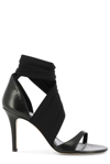 Isabel Marant Askja 105mm Leather Sandals In Black