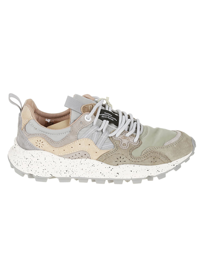 Flower Mountain Yamano Sneakers In Kaki/grey