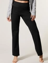 Goodmove Straight Leg Yoga Joggers In Black