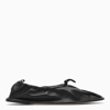 Hereu Puntera Soft Leather Ballet Flats In Black