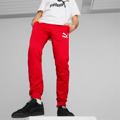 Puma Iconic T7 Men's Track Pants In High Risk Red