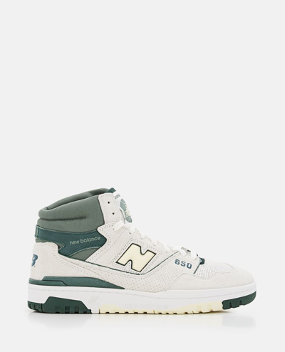 New Balance Off-white & Green 650 Sneakers In Multi-colored