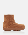 Bottega Veneta Men's Snap Shearling Boots In Brown