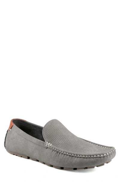 Tommy Hilfiger Men's Alvie Moc Toe Driving Loafers In Dark Grey