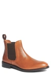 Anthony Veer Men's Jefferson Chelsea Leather Pull Up Boots Men's Shoes In Tan