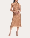 Sachin & Babi Carmen Dress In Gold