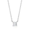 ROSS-SIMONS LAB-GROWN DIAMOND SOLITAIRE NECKLACE IN STERLING SILVER