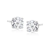 Ross-simons Lab-grown Diamond Stud Earrings In Sterling Silver In White