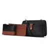 Mkf Collection By Mia K Muriel Vegan Leather Women's Crossbody Bag With Card Holder And Small Pouch 3 Pieces In Black