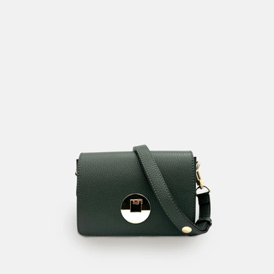 Apatchy London The Newbury Mushroom Leather Bag In Green