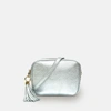 APATCHY LONDON SILVER LEATHER CROSSBODY BAG