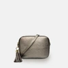 Apatchy London Bronze Leather Crossbody Bag In Gold