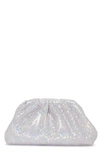Vince Camuto Nisha Leather Clutch In Disco Snake