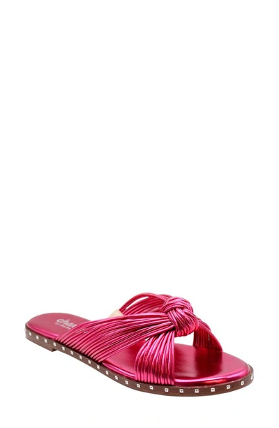 Charles By Charles David Women's Bravo Corded Knot Slides In Magenta