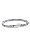 Devata Sterling Silver Chain Bracelet In Silver