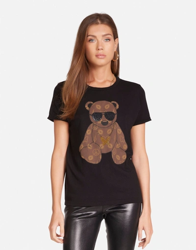 Lauren Moshi Edda Designer Bear In Black