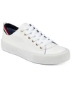 TOMMY HILFIGER WOMEN'S LACE UP TWO SNEAKERS