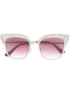 JIMMY CHOO CAT EYE SUNGLASSES,5RLFW12194405