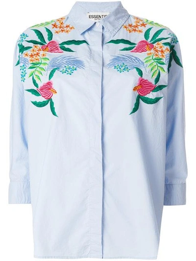 Essentiel Antwerp - Floral Embroidered Shirt